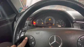Mercedes w210 service reset(fikja e drites servisit)