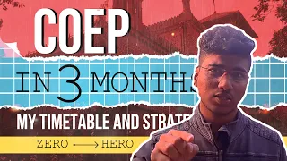 Follow this  STRATEGY TO GET COEP in 3 Months | MHT CET  #coep #college  #cet #mhtcet