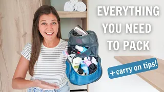 Women's Toiletry Travel Kit - What to Pack + Tips For Carry-on Travel