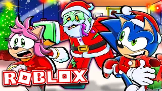 ZOMBIE SANTA!! 🎅 - Sonic & Amy Play ROBLOX Field Trip Z