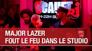 Major Lazer fout le feu dans le studio - C’Cauet sur NRJ