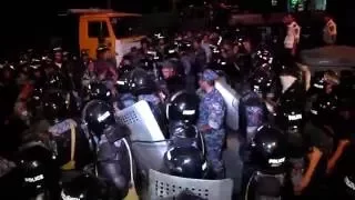 Dozens Arrested as Police and Protesters Clash in Armenia