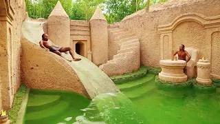 Built The Top Underground Temple Water Slide House