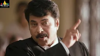 Lawyer Aravind Movie Mammootty Powerful Court Scene | Latest Telugu Scenes | Sri Balaji Video