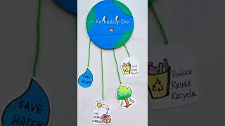 world environment day craft ideas, environment day activity, Environment day drawing poster,art DIY