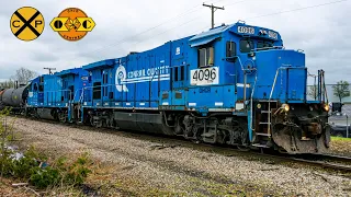 Rare Ex-Conrail "Super 7" Locomotives in Action! | Ohio Central Railroad