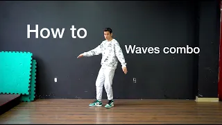 How To Dance Waving  combo | Урок как сделать волны | WAVE TUTORIAL #dance #dancetutorial