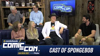SpongeBob Cast Goes Wild, Talk Swiping Merch, and Crash our SDCC Studio For Hilarious Interview