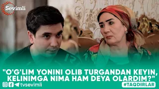 "O'G'LIM YONINI OLIB TURGANDAN KEYIN, KELINIMGA NIMA HAM DEYA OLARDIM?"