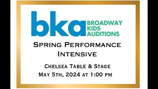 BKA Spring Performance Intensive 2024 - In Concert