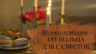 Мастер-класс: супербыстрые кольца для салфеток и новогодняя сервировка // DIY christmas napkin rings