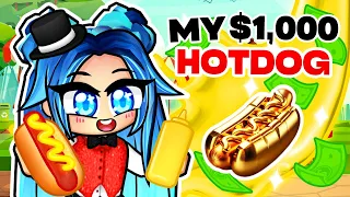 My $1,000,000 Hot Dog Factory in Roblox!