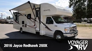 2016 Jayco Redhawk 29XK Class C Motorhome Video Tour - Voyager RV