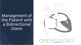 Management of the Patient with a Bidirectional Glenn by M. B. Jones | OPENPediatrics