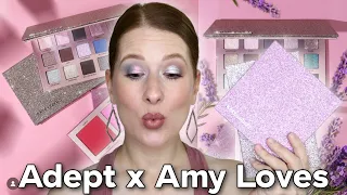 Adept Cosmetics x Amy Loves Makeup Collab! | Review, Swatches, & 2 Looks