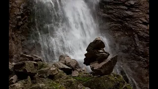 На север Приморского края. Водопад Чёрный Шаман ( Большой Амгинский ) Река Кема.