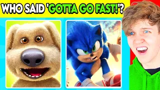 Can You Guess WHO SAID IT!? (POPPY PLAYTIME vs FNF vs Sonic.EXE!)