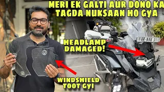 Ek Mistake Aur Maine Swati Ki Bike Se Accident Kar Diya 😰| Damaged Bikes Leke Delhi Aana Pad Gya |