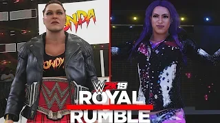WWE Royal Rumble 2019: Ronda Rousey vs. Sasha Banks (Raw Women's Championship)
