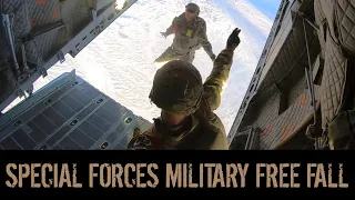 Army Special Forces Military Free Fall HALO at Yuma Proving Grounds, Arizona - 13TAC MILVIDS