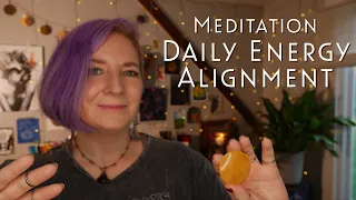 Guided Meditation - Finding Daily Alignment - with Reiki ASMR Energy Healing