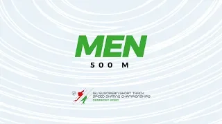 Men 500m Final A | ISU European Short Track Championships Debrecen 2020 | #ShortTrackSkating