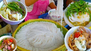 Cambodian Best Street Food Compilation - Noodle Soup, Nom Banhjok, Cambodian Sandwich, & More