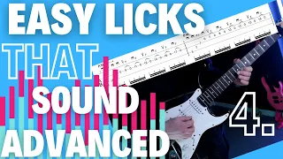 Easy Licks That Sound Advanced 4