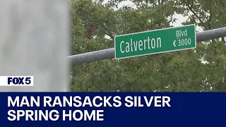 Caught on camera: Man ransacks Silver Spring home