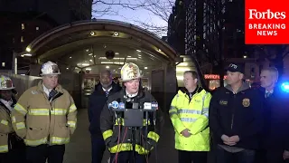 BREAKING NEWS: NYC Officials Hold Press Briefing About Subway Train Collision