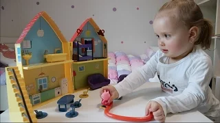 СВИНКА ПЕППА Дом Пеппы ОТКРЫВАЕМ и ИГРАЕМ Peppa Pig House