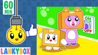 LankyBox, Don't Waste Energy - Yes Yes Save the Earth | LankyBox Channel Kids Cartoon