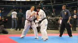 Zsófia Szabó vs. Pinilla Isis - European (Shin)Kyokushin Karate Championship Vilnius 2011