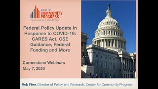 Federal Policy Update in Response to COVID-19 - May 2020