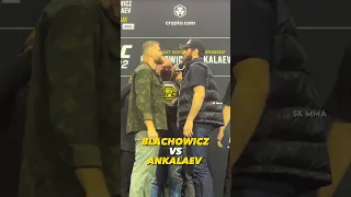 Blachowicz vs Ankalaev first face off 🔥