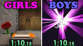 boys vs girls in minecraft