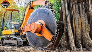 Amazing Huge CHAINSAWS : The fastest Tree Cutting Machines Ever