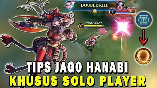 CARA MAIN HANABI TERBARU❗BUILD EMBLEM DAN ITEM HANABI TERSAKIT❗GAMEPLAY HANABI-MOBILE LEGENDS #mlbb