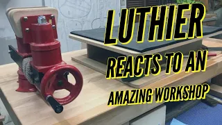 Luthier Reacts to an Amazing Workshop