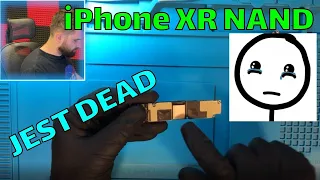 iPhone XR błąd NAND napuchnięta BATERIA naprawa i diagnoza NAND repair step by step