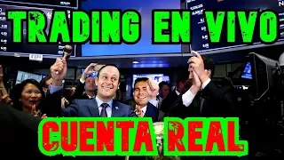 SCALPING TRADING en VIVO con CUENTA REAL (ACCIONES AMERICANAS)