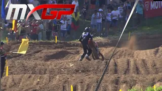 GAJSER CRASH   MXGP Race 2   MXGP of Latvia 2020