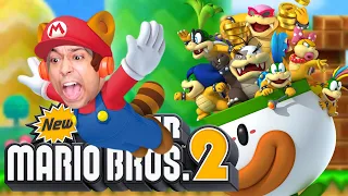 I NEVER PLAYED THIS MARIO GAME BEFORE!! [NEW SUPER MARIO BROS. 2] [3DS]