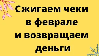 Сжигаем чеки в феврале и возвращаем деньги | Тайна Жрицы |