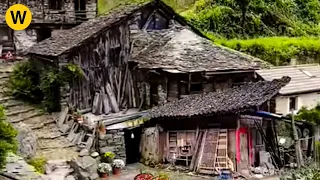 Because of the father was drunk all day, he renovated the old house in the mountains to live in