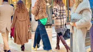 ITALIAN STREET FASHION WALK 🇮🇹 FALL WINTER 2024 STREET STYLE #britishvogue #voguegermany