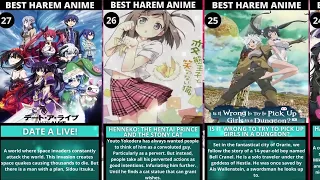 TOP 50 BEST HAREM ANIME AND MANGA OF ALL TIME RANKED