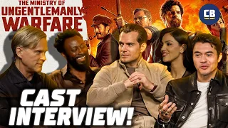 The Ministry of Ungentlemanly Warfare Cast Talks Stealing Props, Top Gun 3 & More! Henry Cavill