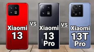 Xiaomi 13 VS Xiaomi 13 Pro VS Xiaomi 13T Pro #tech58