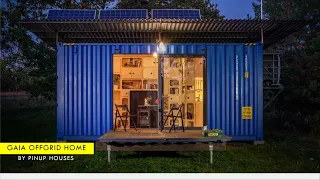 Gaia- Off Grid shipping Container Tiny Home by Pin Up Houses